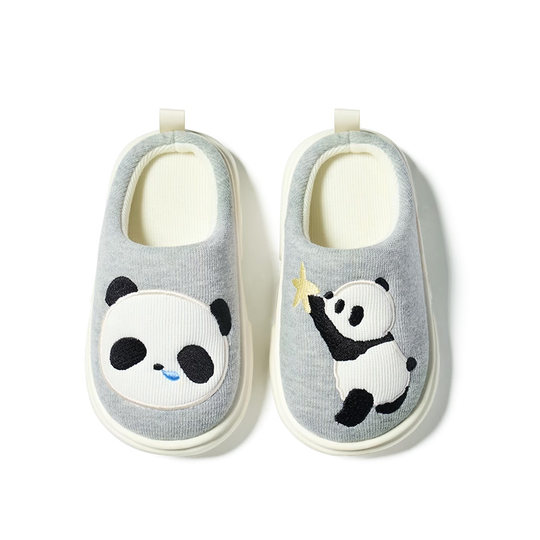 Kechao cartoon autumn and winter children's slippers with cotton