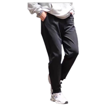 Six-proof technology windproof plus velvet pants autumn and winter warm pants for men and women thickened six casual pants