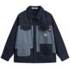 MQD Horseton boys spring patchwork shirt