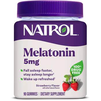 Natrol melatonin sleep gummies 5mg 90 ແຄບຊູນ