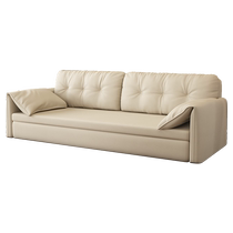 Elephant ear sofa cream style foldable dual-purpose sofa bed 2024 new multi-functional retractable bed small apartment