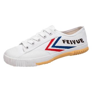 Feiyue track and field shoes men and women practice sports martial arts long jump training small white shoes running shoes sports casual canvas shoes