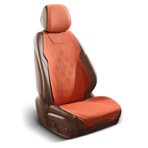 Car Seat Cushion Universal Seat Cushion Suede Leather Seat Cover Small Waist Car Seat Cushion Seat Cover Car Saddle Pad
