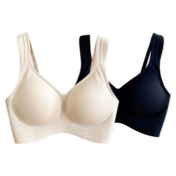 Bcdef big breast u-shaped beautiful back seamless wireless bra