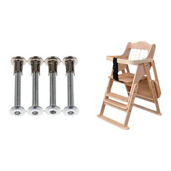 Baby chair dining chair screw nut connections
