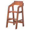 Children's dining chair home chair baby growth chair solid wood seat learning chair stool baby eating dining table and chairs
