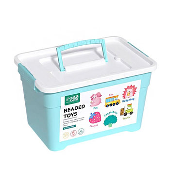 Baby bead building blocks large particle puzzle early education