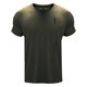 Quick-drying skin-friendly fitness exercise for men's elastic loose short sleeves