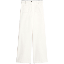 Weekend MaxMara 2024 early autumn new womens wide-leg cotton jeans 5136084106