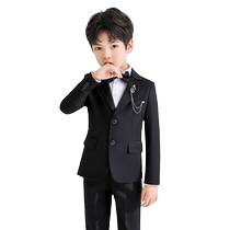 Shanshan childrens suit suit boy flower girl wedding dress handsome boy host performance suit small suit autumn