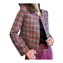 Small sub-style Temperament High Level Sensational small Fragrant Wind Jacket Short womens clothing 2024 Spring and autumn new exploits