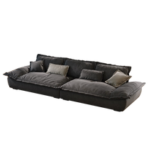 Yiluo Sailing Sofa Italian Minimalist Living Room Cat Scratch Fabric Sofa Extra Deep Sitting Width Modern Simple Technology Fabric Sofa