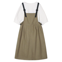 Girls dress summer suit big girl suspender skirt fashionable 2024 new 12 and 13 year old girl summer dress