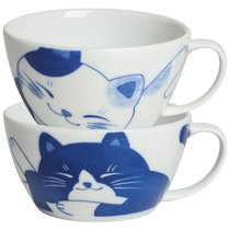 (Self-operated) Mino Ware Japanese imported ceramic cartoon childrens breakfast cup milk cup water cup cup