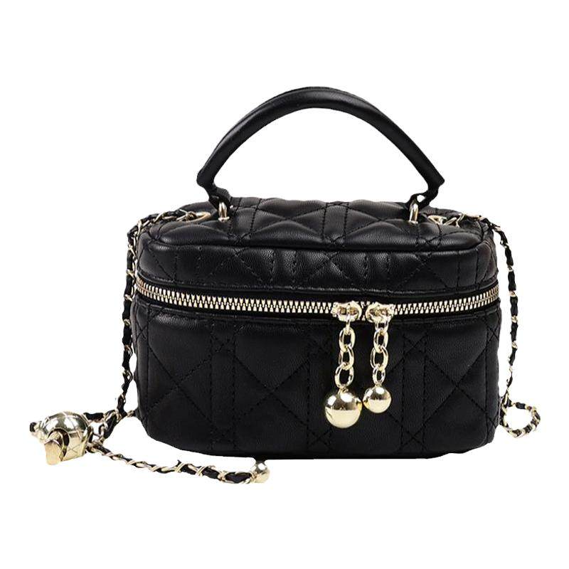 Chain rhombus single shoulder small fragrant style versatile fashion bag