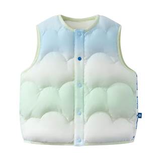 Babycare down vest children's vest girls boys winter plus velvet thickening to keep warm