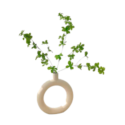 Artificial Green Plant Hanging Clock Table Decoration Fake Plant Living Room Flower Arrangement Horse Drunk Wood Artificial Flower Decoration