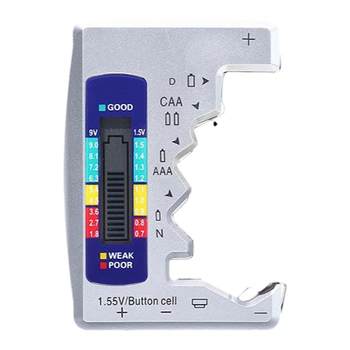 Digital display portable battery residual battery measuring instrument