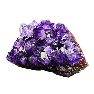 Natural amethyst clustered ornament