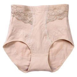 2 Pairs of Mid-High Waist Tummy Control and Hip-Lifting Underwear for Women, Postpartum Waist Shaping, Body Shaping, Pure Cotton Crotch Triangle Tummy Control Pants