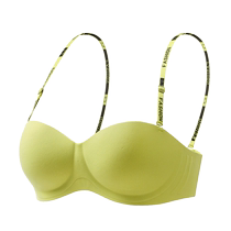 猫人无肩带内衣女夏季薄款小胸聚拢防滑上托美背隐形裹胸抹胸文胸