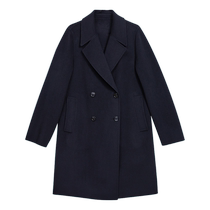 (Camel Cashmere) YINER Yiner 2024 Winter New Wool Blended Double-sided Wool Coat Large Lapel Jacket