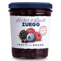 (Self-operated) Italian imported Carrie ZUEGG forest berry 320g bottle pulp jam breakfast bread spread