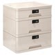 Password storage box with lock drawer storage of valuable items