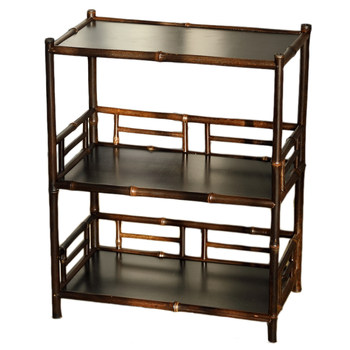 Zizhu tea shed tea set rack tea space storage rack