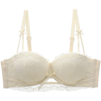 Six rabbits push up sweet girly bra