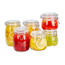 Youqin glass preservation box with lid honey bottle wine pickle jar household pickle food storage jar