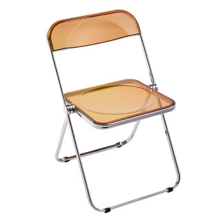 时尚ins凳子网红化妆椅拍照椅便携家用折叠椅冷饮店餐椅透明椅子