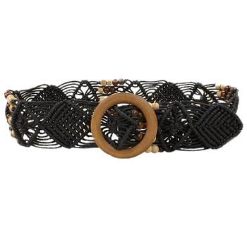 Retro ethnic braided women's bohemian belt