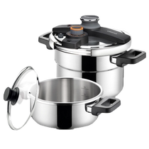 (Self-operated) Tescoma Czech imported Ultima series pressure cooker set 304 stainless steel composite bottom