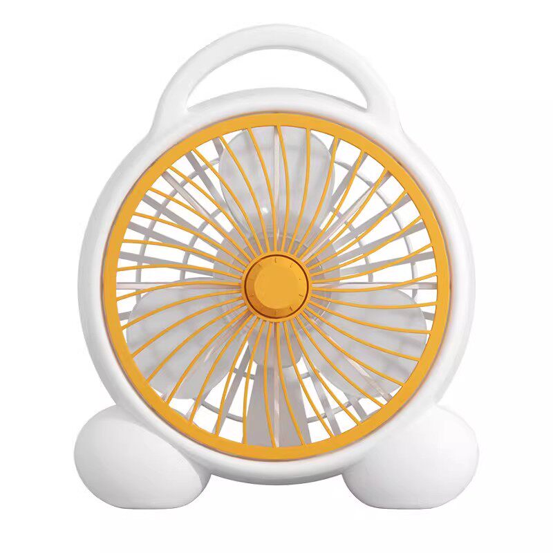 Desktop leaf fan soft sound multi-speed remote control