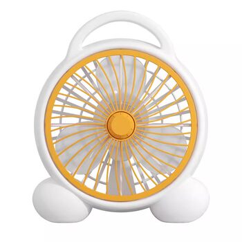 Desktop leaf fan soft sound multi-speed remote control