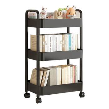 Cart storage rack living room kitchen floor bedroom multi-layer snack mobile bathroom bathroom storage rack