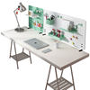 Metal perforated board without punching desk dormitory iron art
