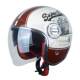 Dual lens European retro helmet Three quarter helmet