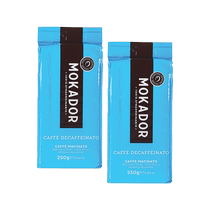 (Self-operated) Mokador decaffeinated coffee powder Italian espresso imported from Italy 250g*2