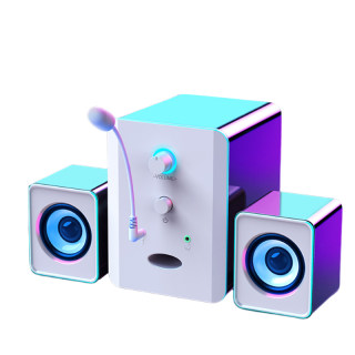 电脑音响usb接口台式机迷你小音箱自带声卡一线通直插笔记本专用