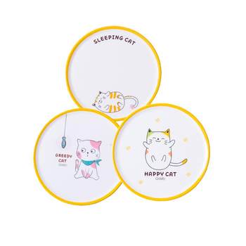 Cute japanese high temperature resistant casserole creative wind insulation pad