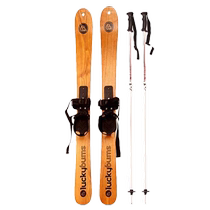 Multifunctional aluminum alloy ski pole universal ultra-light double-board walking pole mountaineering pole 6061 aviation aluminum ski pole