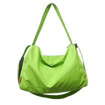 Pull back fitness bag womens short-distance travel bag mens luggage bag large capacity lightweight handbag dry and wet separation sports bag