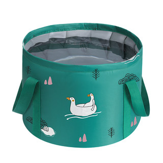 Portable outdoor folding water basin with high temperature resistance and no odor