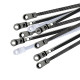 Fixed head Aircraft type Mushroom thread head Fir tree type sheet metal card wiring harness bundled storage stud car ties