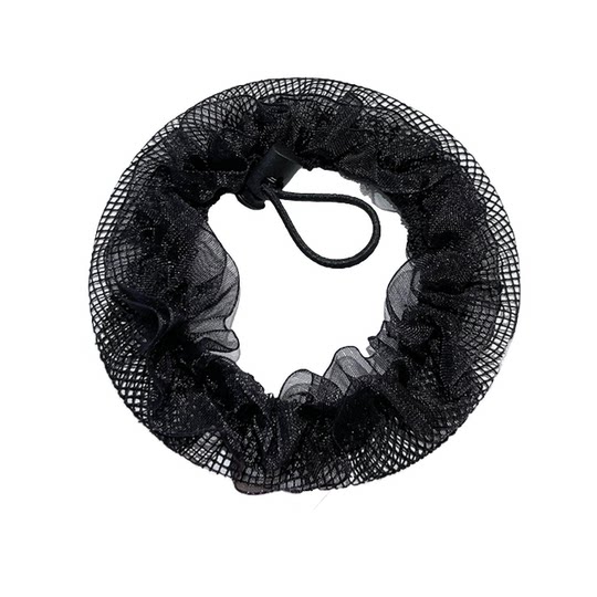 Artifact updo, simple black hairnet