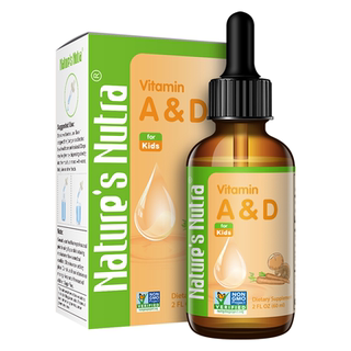 百亿加补】莱思纽卡婴幼儿宝宝维生素A&D滴剂婴幼儿液体钙补充剂