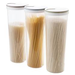 Noodle storage box, grain grain food grade mounting tube glass bucket, storage plastic empty bottle sealing tank