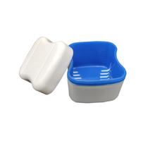 Denture box with custom logo European style tooth storage box double layer with filter soaking box tooth model box denture storage box